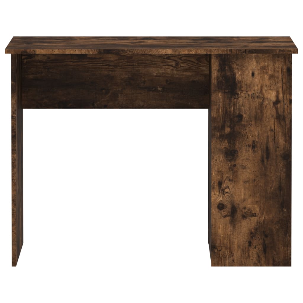 Bureau chêne fumé 100x55x75 cm bois d'ingénierie Bureaux vidaXL   