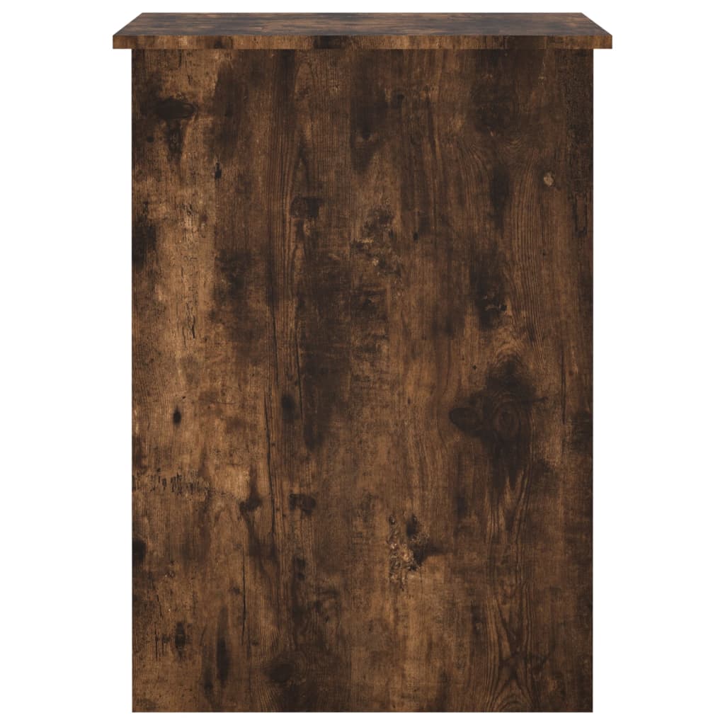 Bureau chêne fumé 100x55x75 cm bois d'ingénierie Bureaux vidaXL   