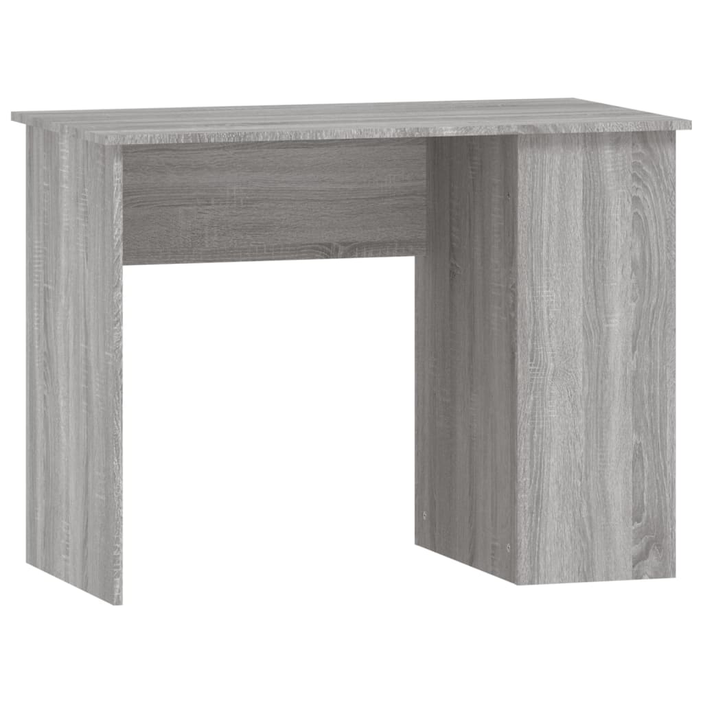 Bureau sonoma gris 100x55x75 cm bois d'ingénierie Bureaux vidaXL   