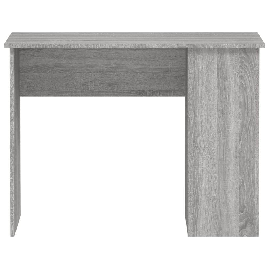 Bureau sonoma gris 100x55x75 cm bois d'ingénierie Bureaux vidaXL   
