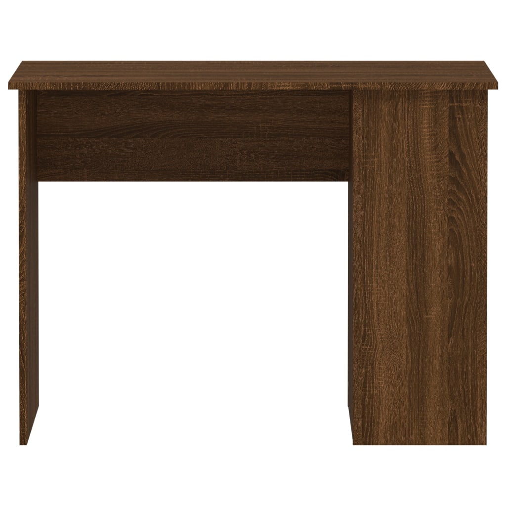 Bureau chêne marron 100x55x75 cm bois d'ingénierie Bureaux vidaXL   