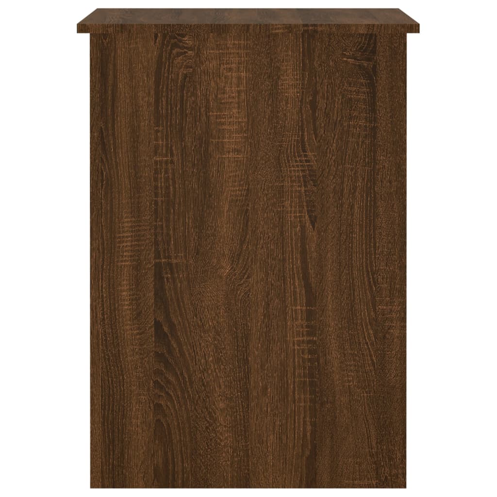 Bureau chêne marron 100x55x75 cm bois d'ingénierie Bureaux vidaXL   