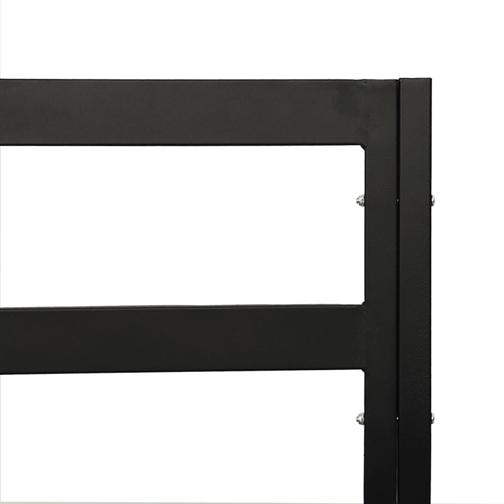 Salon de jardin 5 pcs avec coussins sable acier