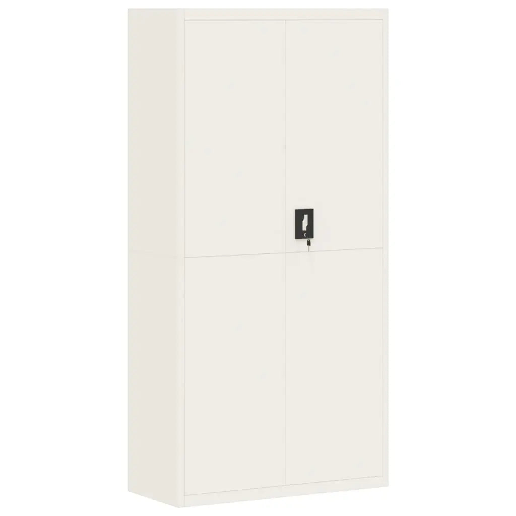 Classeur blanc 90x40x180 cm acier - XIOS