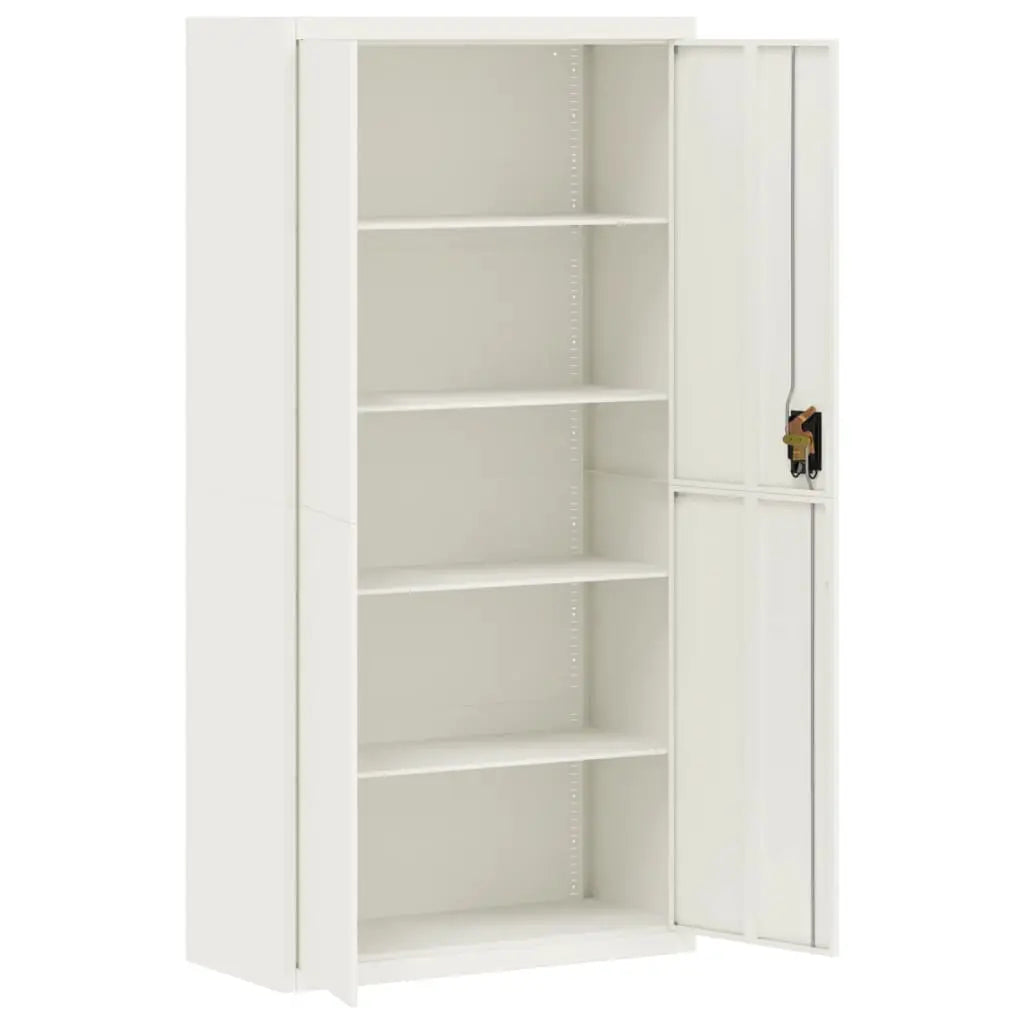 Classeur blanc 90x40x180 cm acier - XIOS