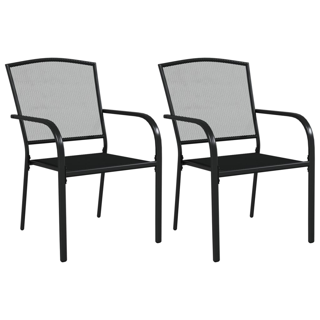 Ensemble à manger de jardin 3 pcs anthracite acier