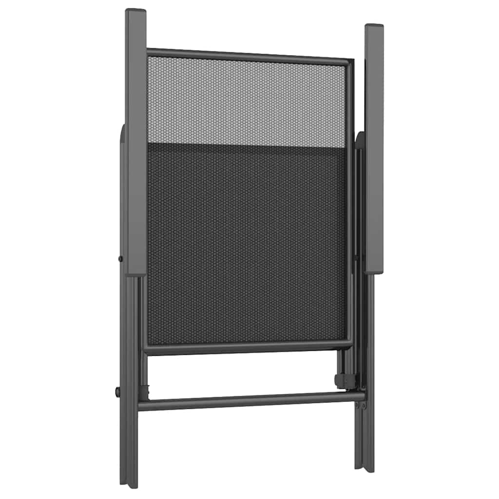 Ensemble à manger de jardin 3 pcs anthracite acier