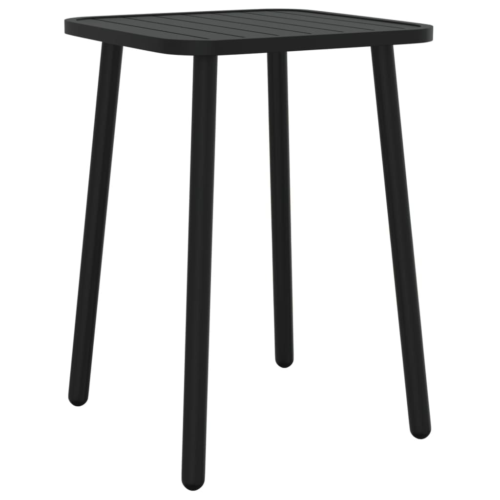 Ensemble à manger de jardin 3 pcs anthracite acier