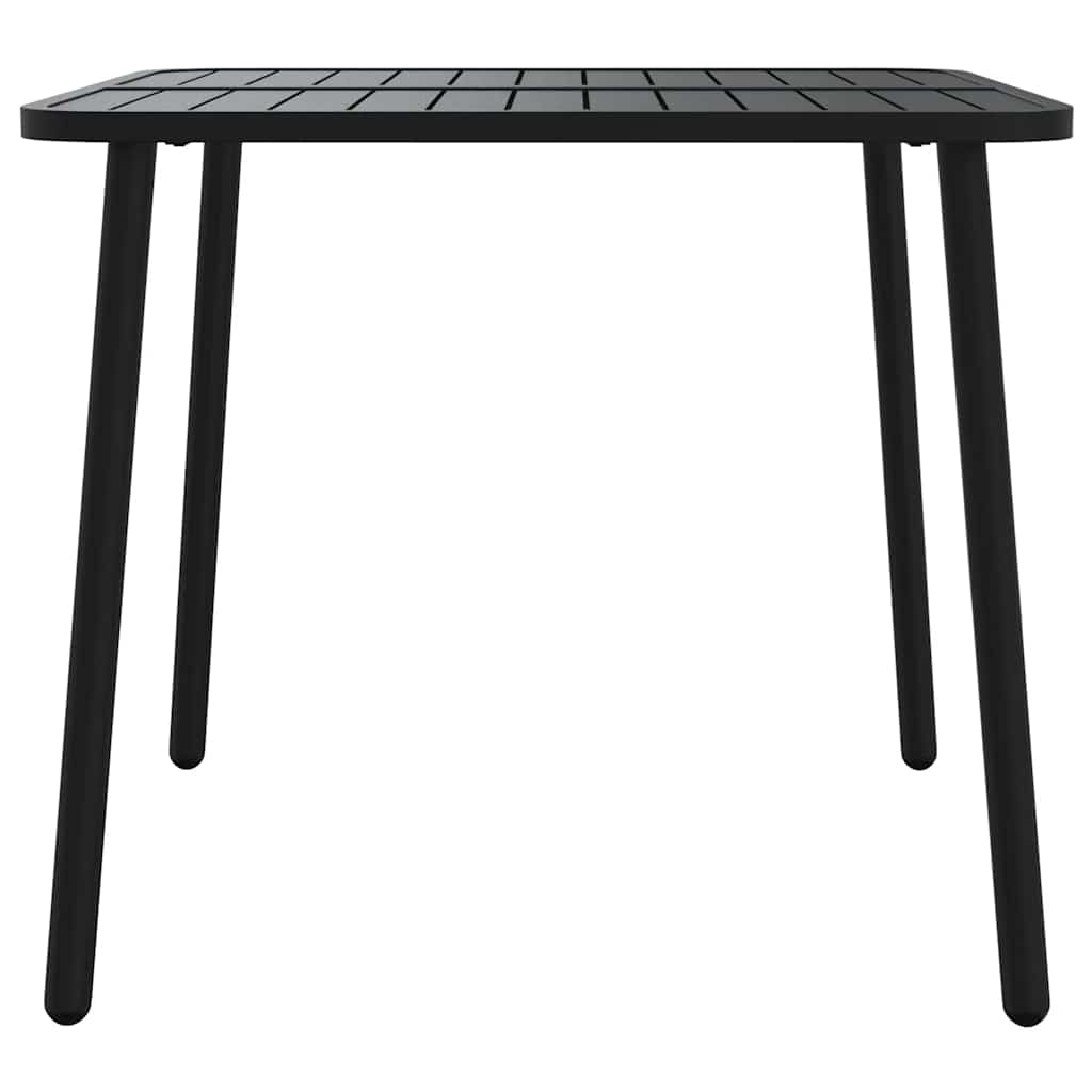 Ensemble à manger de jardin 5 pcs anthracite acier