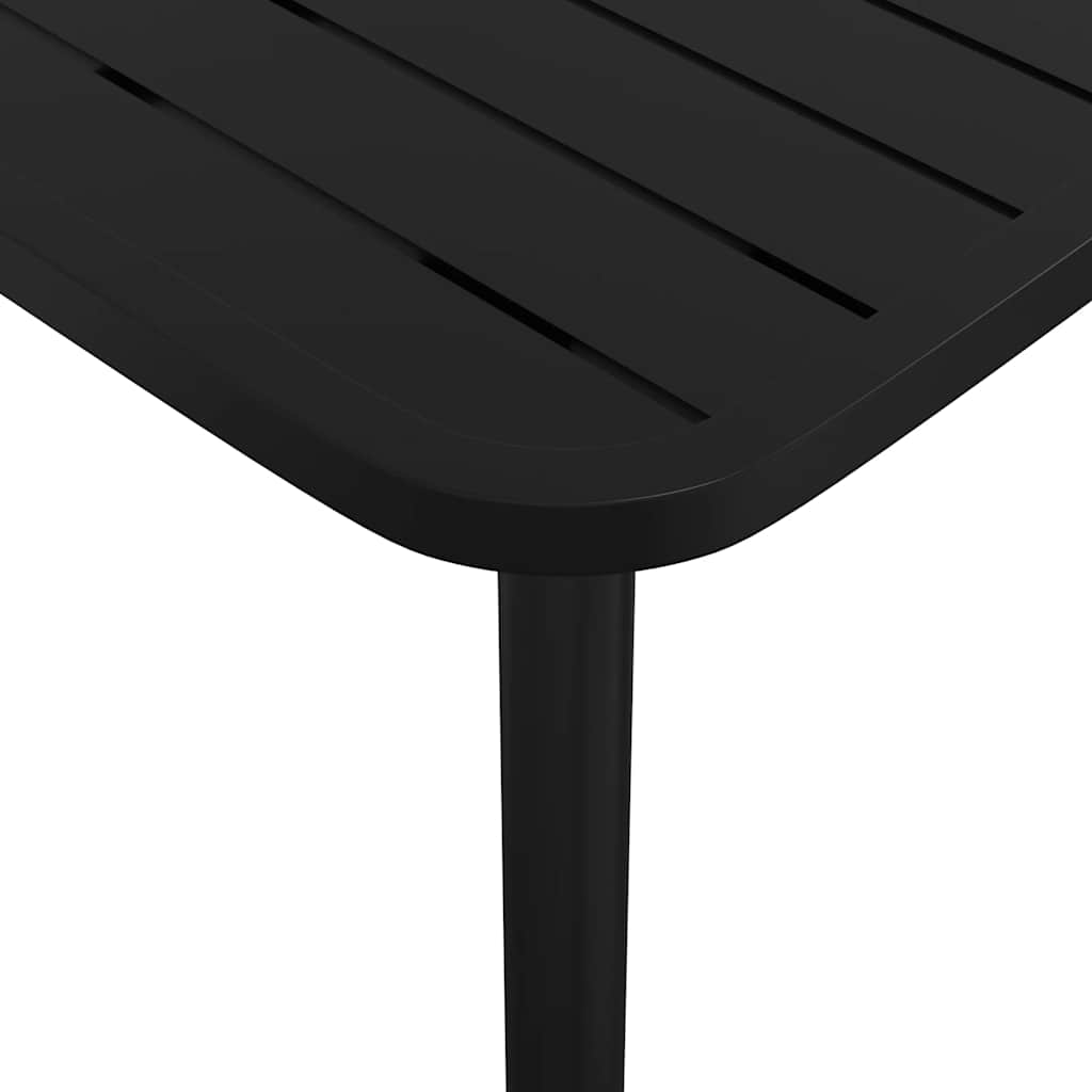 Ensemble à manger de jardin 5 pcs anthracite acier