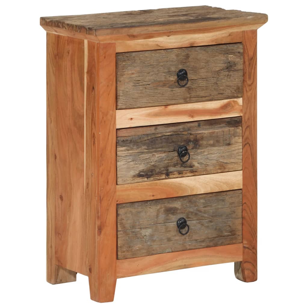 Armoire latérale 55x33x75 cm bois massif d'acacia - XIOS