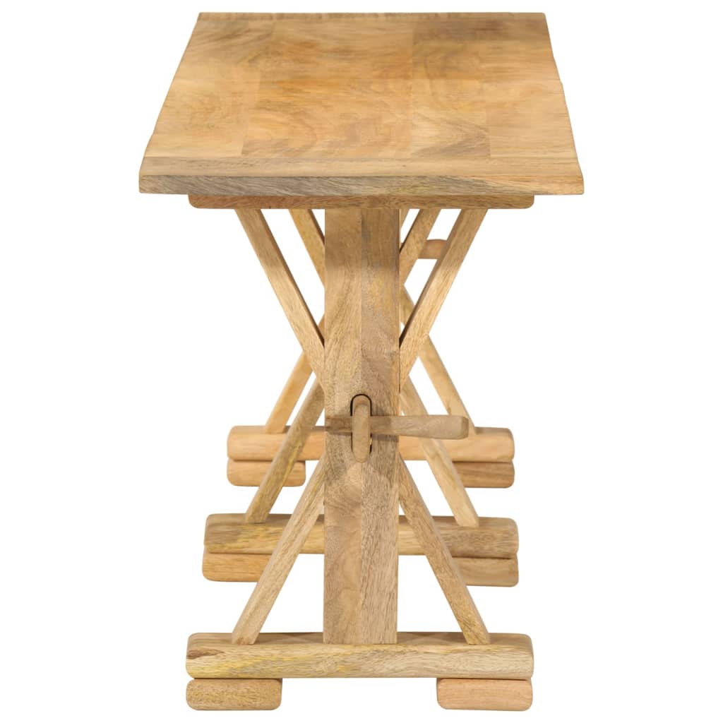 Banc 160x35x45 cm bois massif de manguier Bancs de cuisine & salle à manger vidaXL