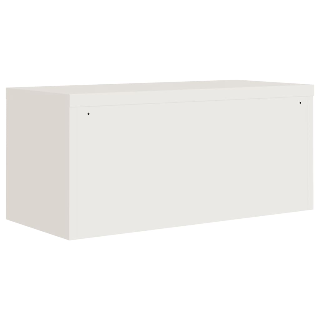 Classeur blanc 90x40x130 cm acier