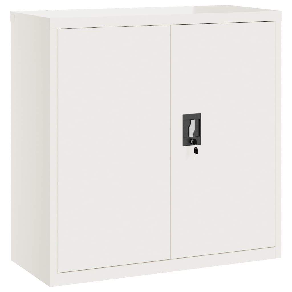 Classeur blanc 90x40x130 cm acier