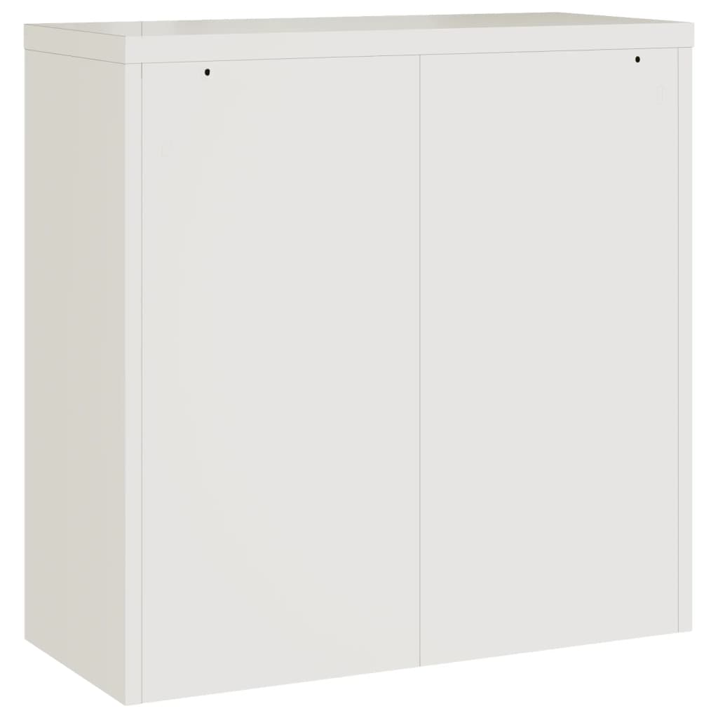 Classeur blanc 90x40x130 cm acier