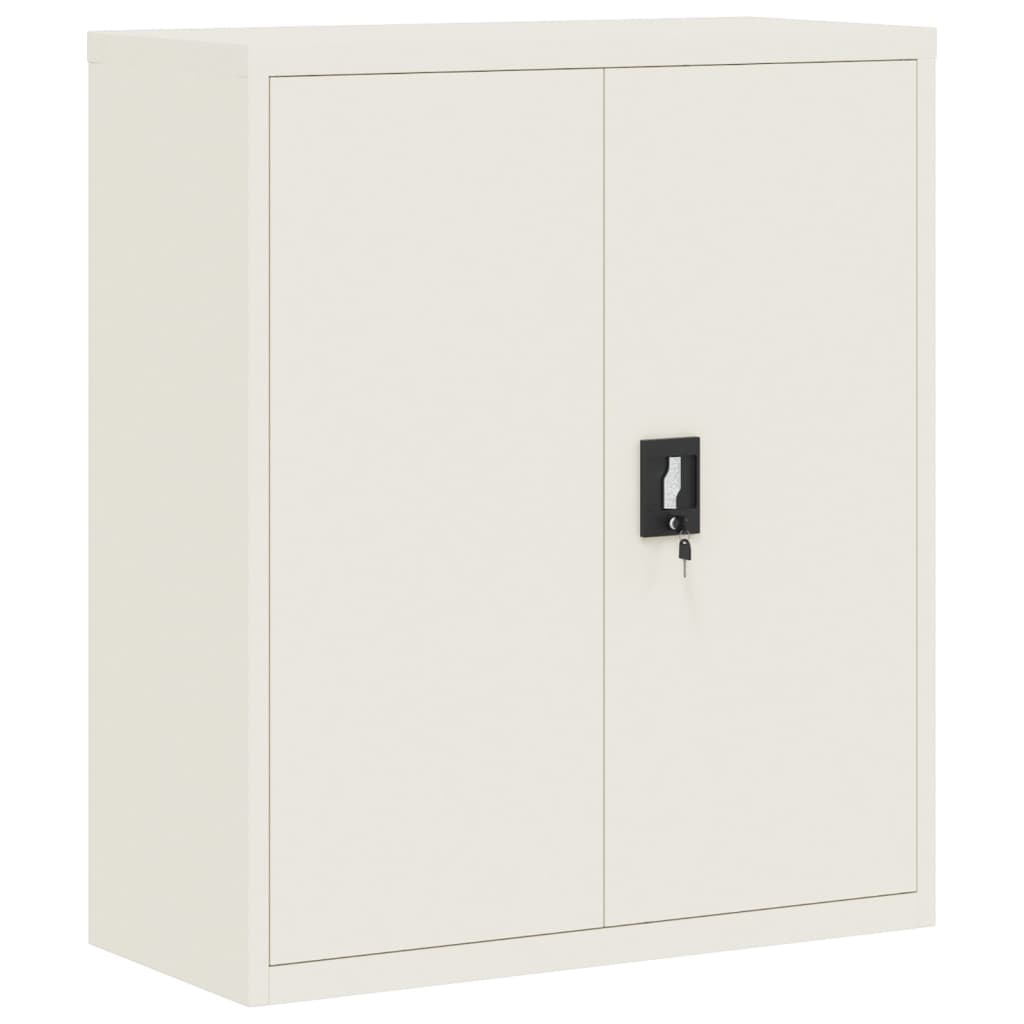 Classeur blanc 90x40x145 cm acier
