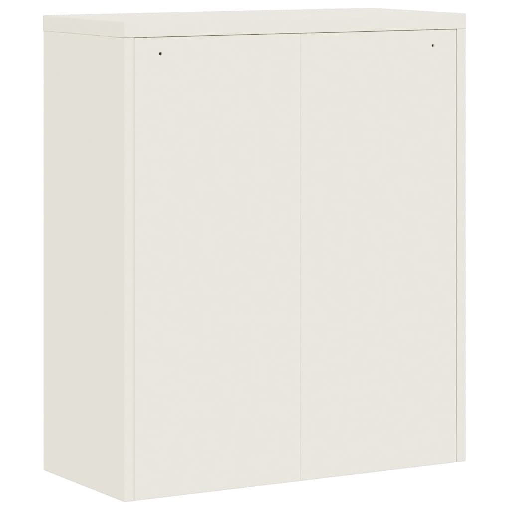 Classeur blanc 90x40x145 cm acier