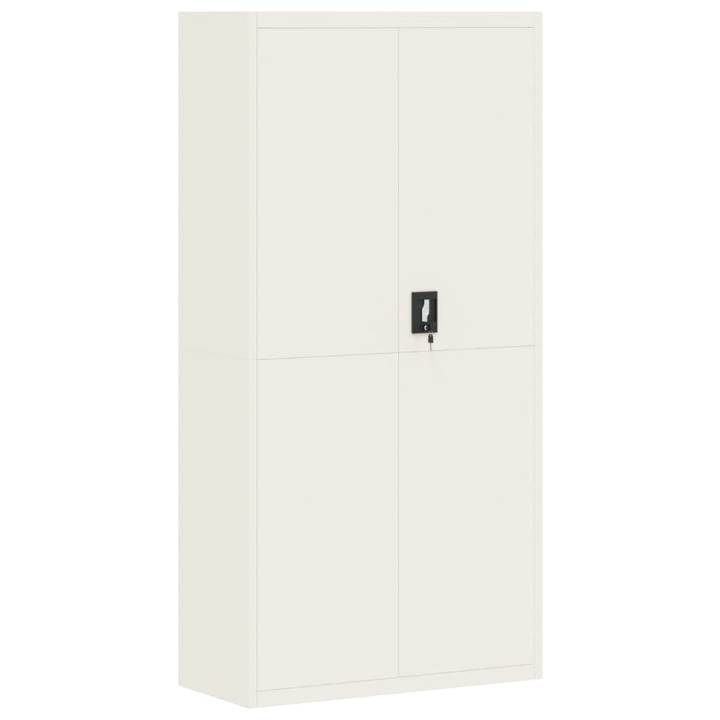 Classeur blanc 90x40x220 cm acier