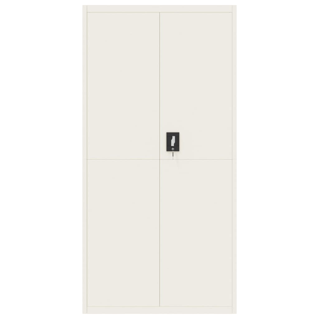 Classeur blanc 90x40x220 cm acier
