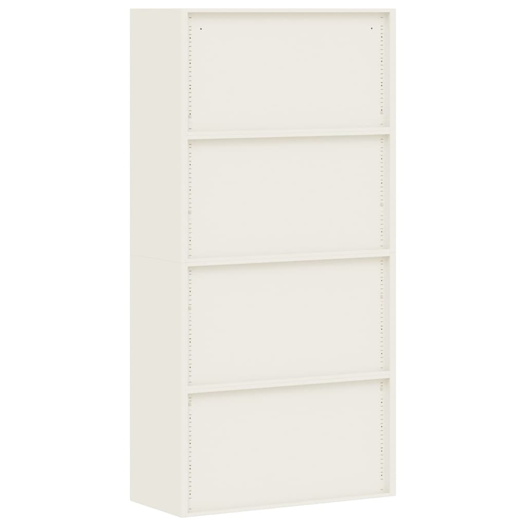 Classeur blanc 90x40x220 cm acier