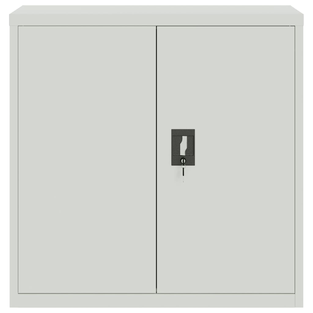 Classeur gris clair 90x40x130 cm acier