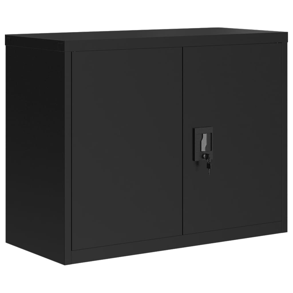 Classeur noir 90x40x110 cm acier