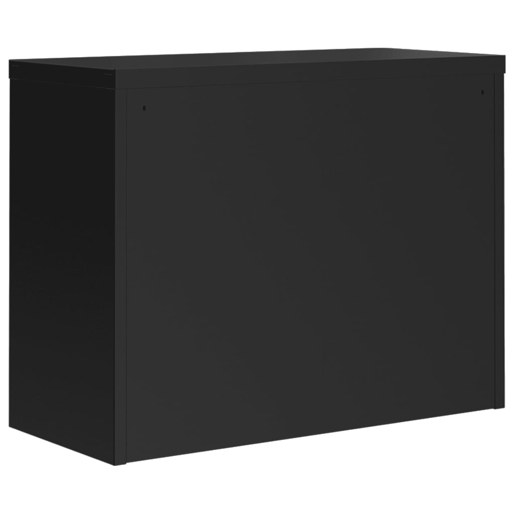 Classeur noir 90x40x110 cm acier