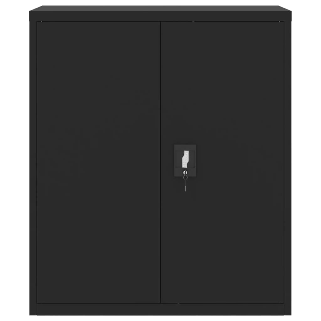 Classeur noir 90x40x145 cm acier