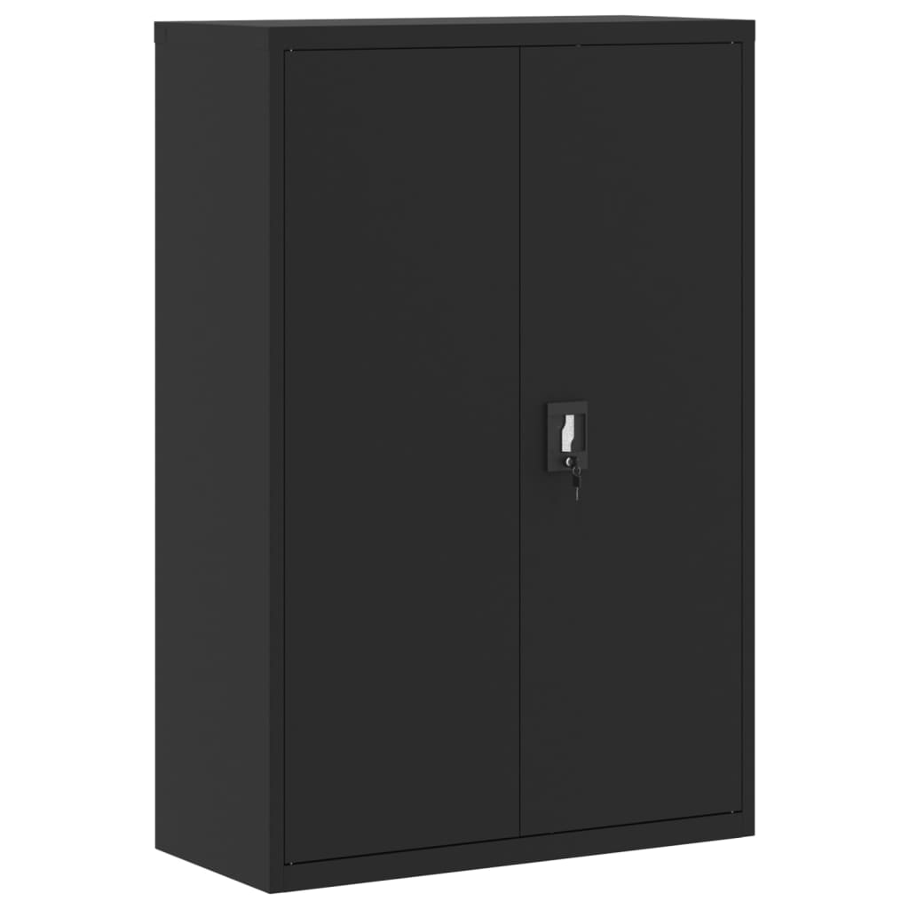 Classeur noir 90x40x180 cm acier