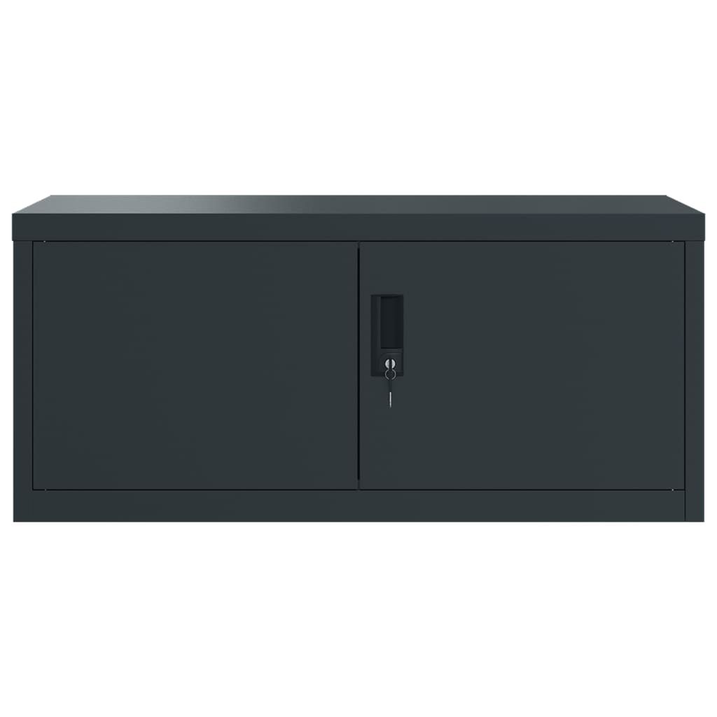 Classeur anthracite 90x40x130 cm acier