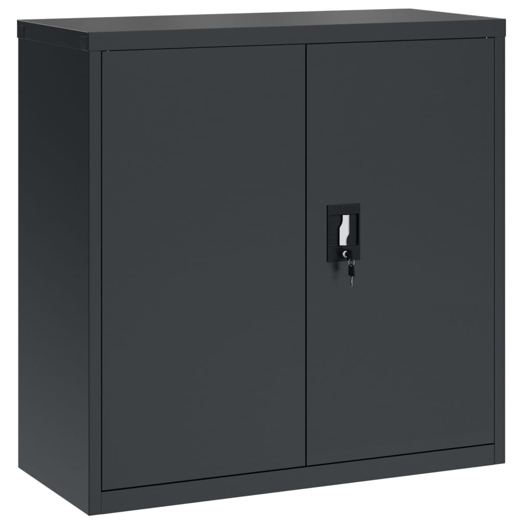 Classeur anthracite 90x40x130 cm acier