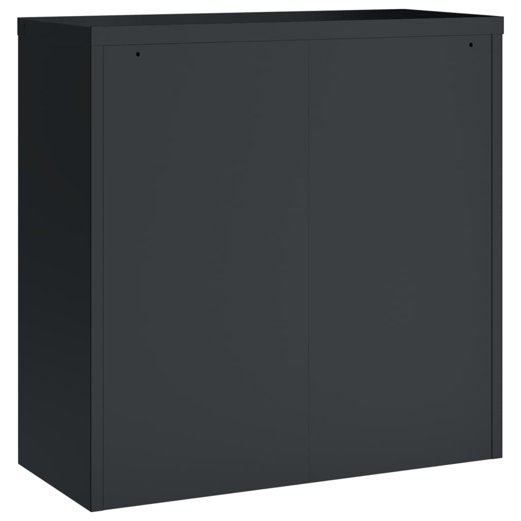Classeur anthracite 90x40x130 cm acier