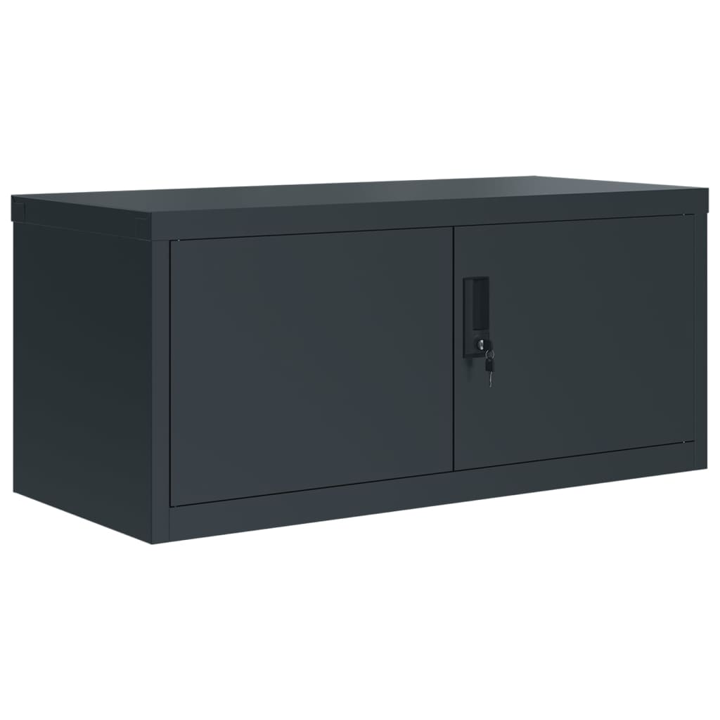 Classeur anthracite 90x40x180 cm Acier