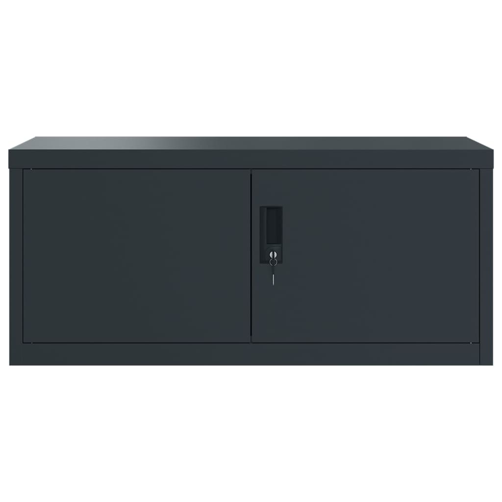 Classeur anthracite 90x40x180 cm Acier