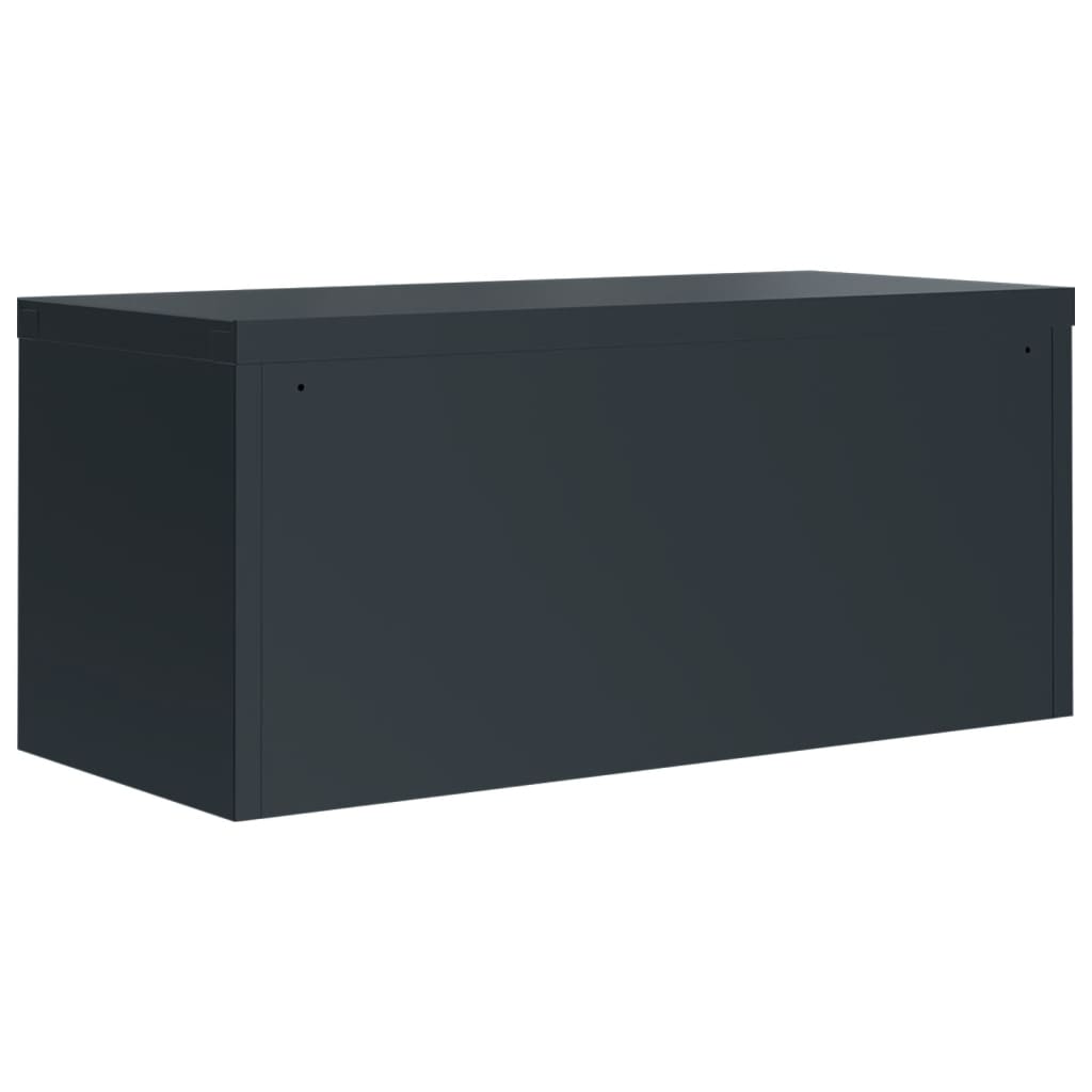 Classeur anthracite 90x40x180 cm Acier