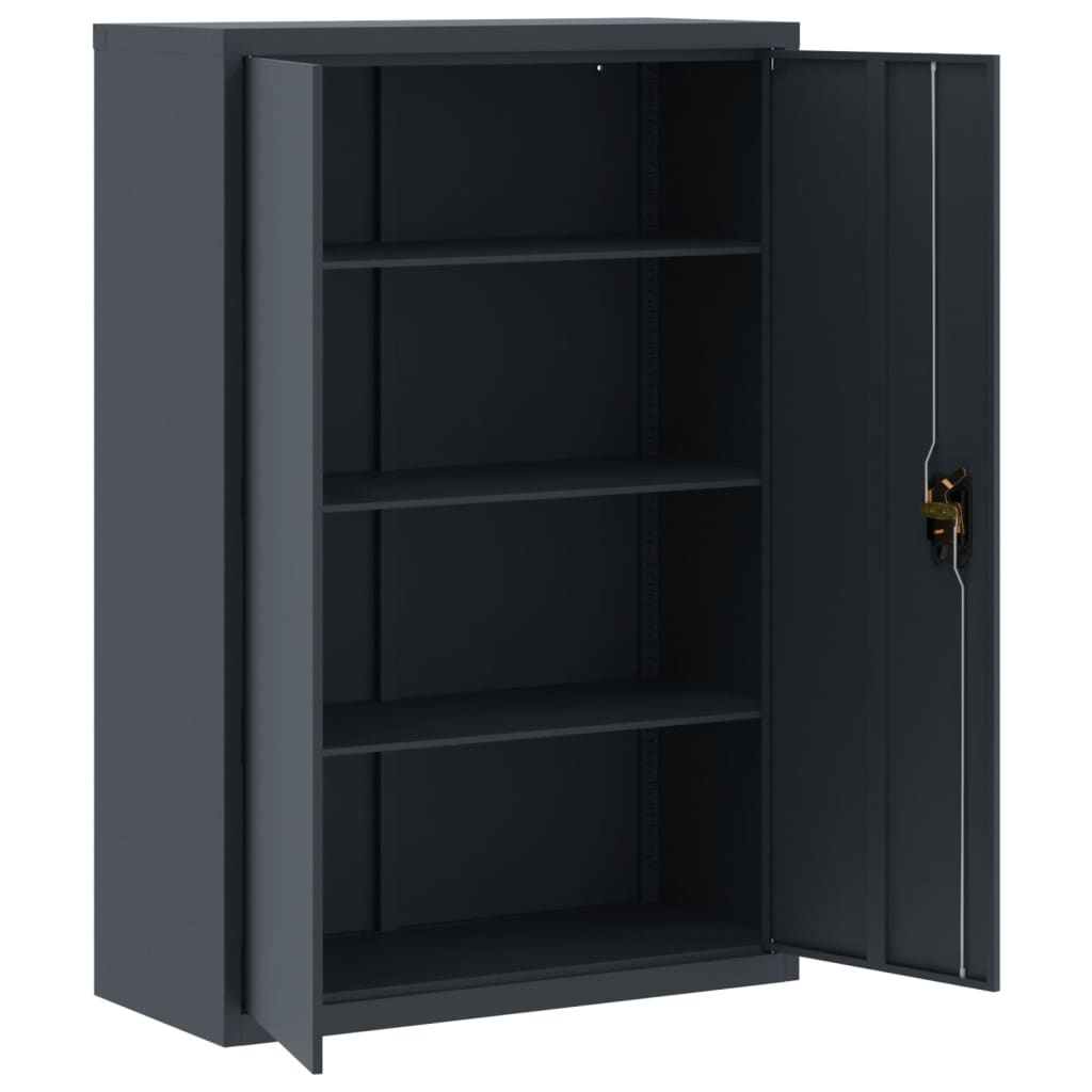 Classeur anthracite 90x40x180 cm Acier