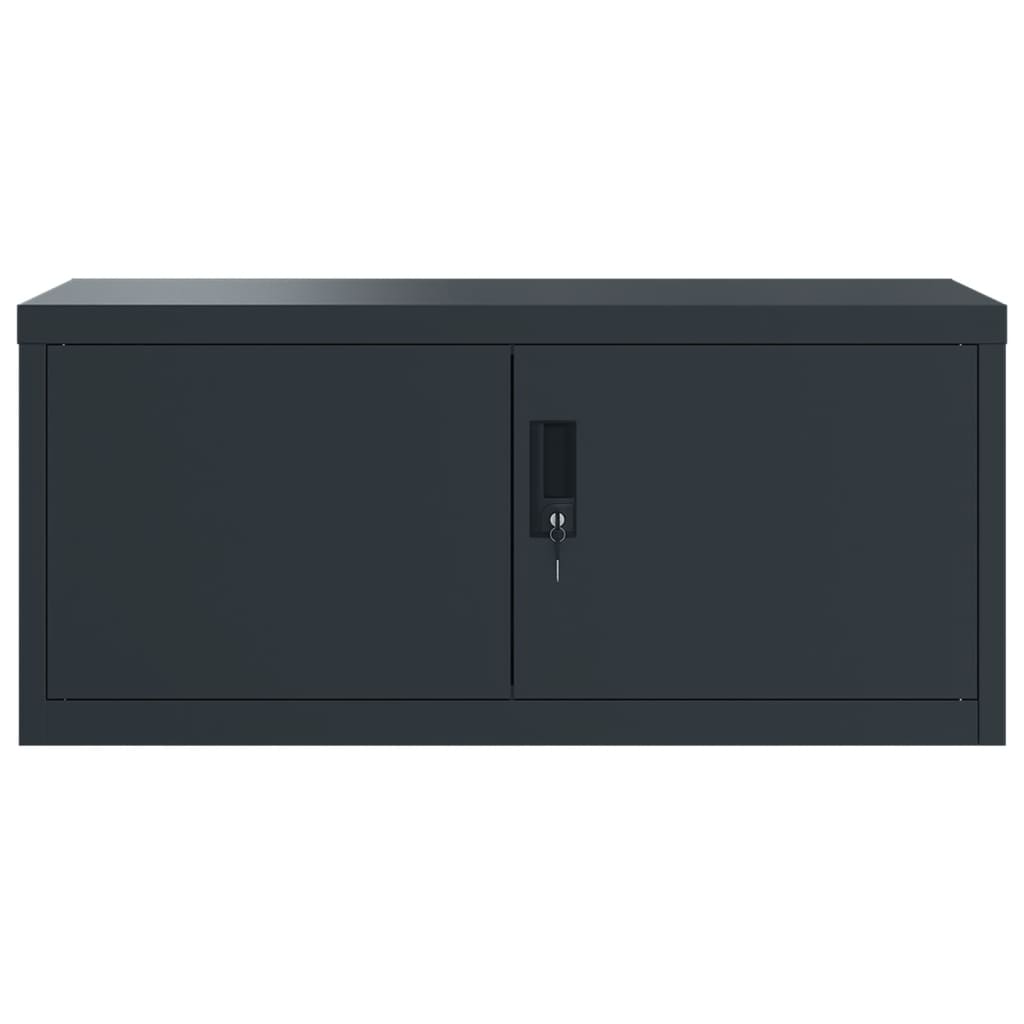 Classeur anthracite 90x40x220 cm acier