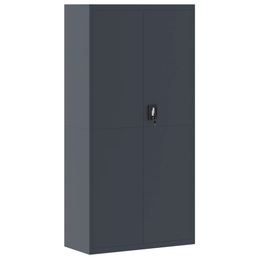 Classeur anthracite 90x40x220 cm acier