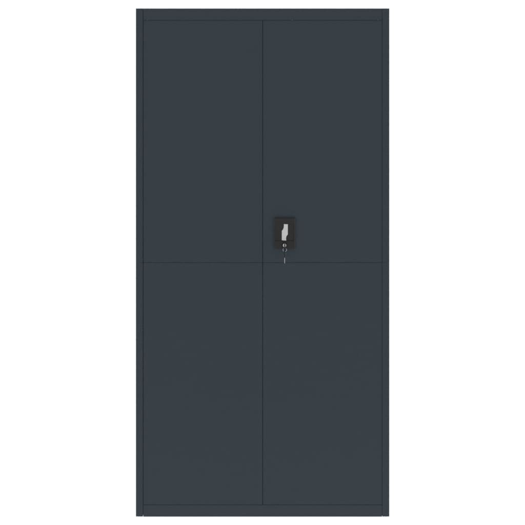 Classeur anthracite 90x40x220 cm acier