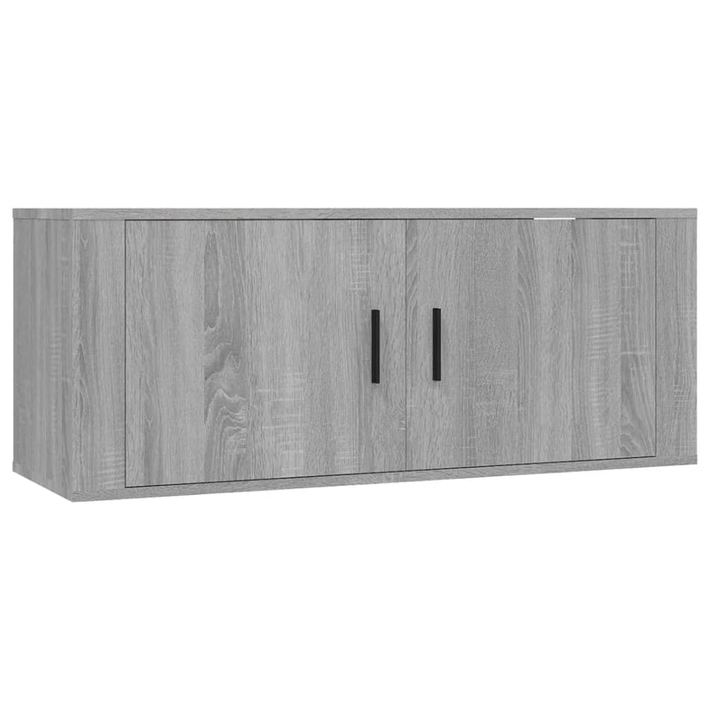 Meubles TV muraux 2 pcs sonoma gris 100x34,5x40 cm - XIOS