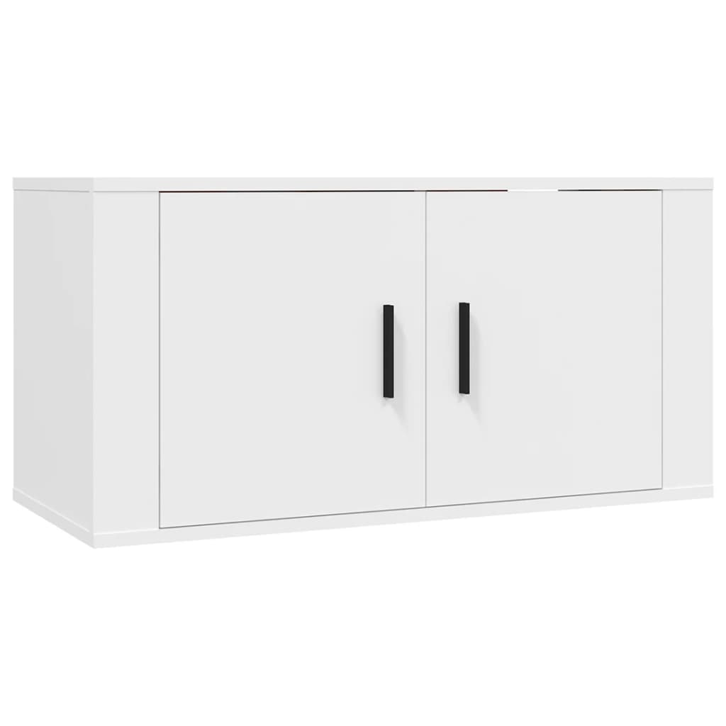 Ensemble de meubles TV 3 pcs Blanc Bois d'ingénierie - XIOS