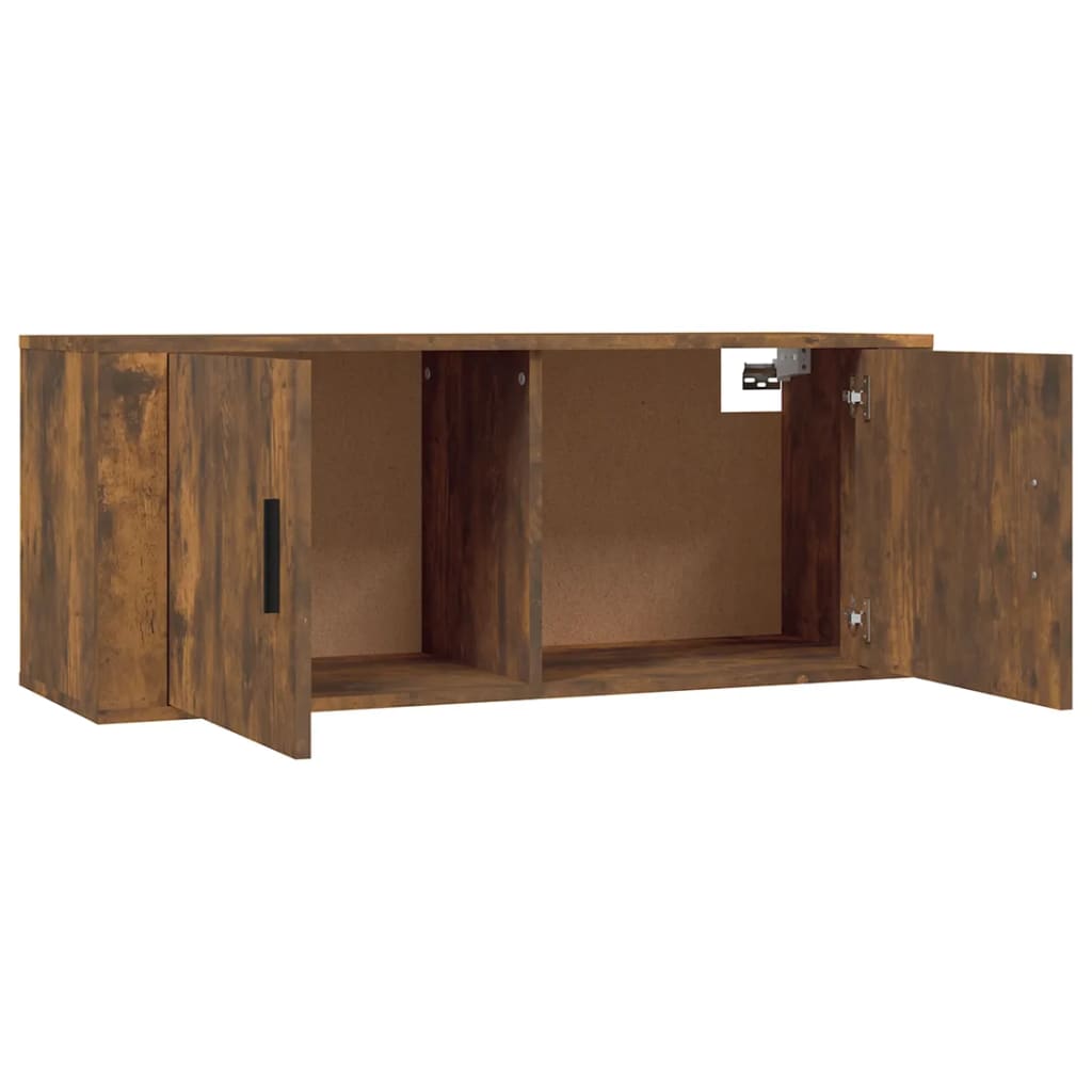 Ensemble de meubles TV 2 pcs Chêne fumé Bois d'ingénierie - XIOS