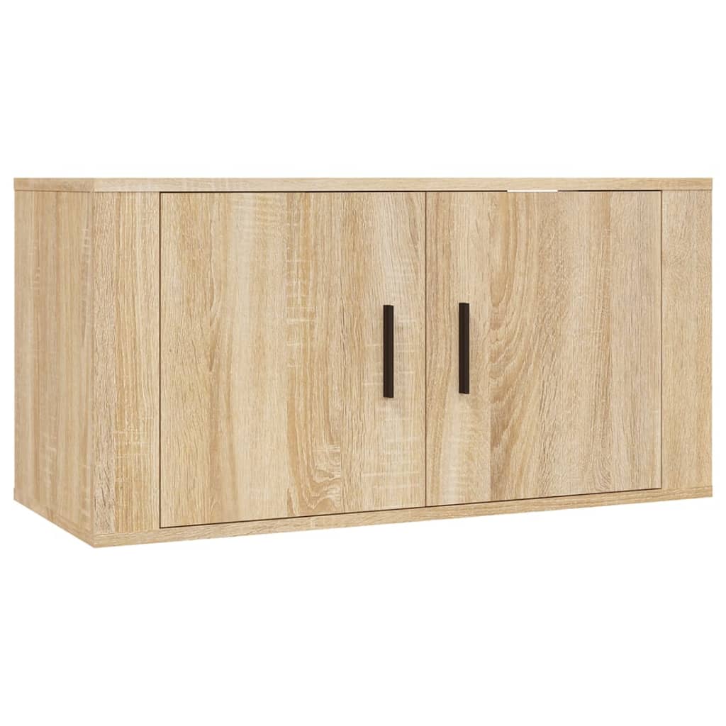 Ensemble de meubles TV 2 pcs chêne sonoma bois d'ingénierie - XIOS