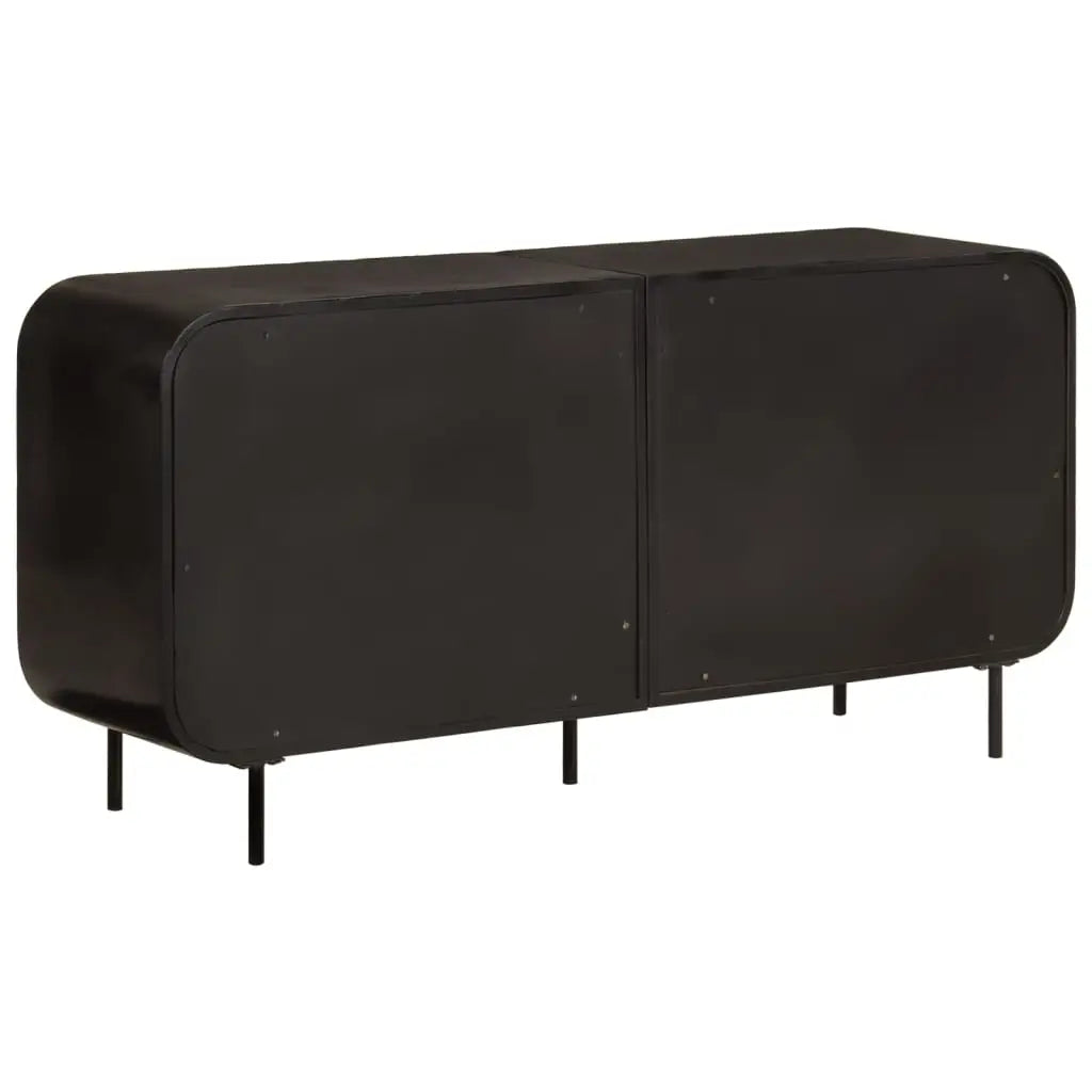 Buffet 140x35x70 cm bois massif de récupération et métal - XIOS