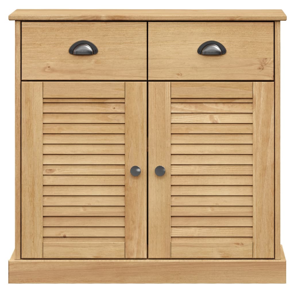 Buffet haut VIGO 78x40x175 cm bois massif de pin - XIOS