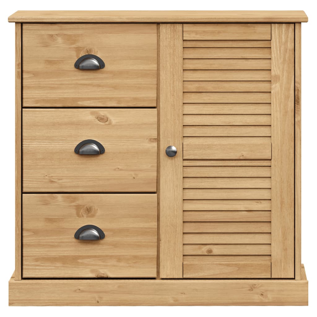 Buffet haut VIGO 78x40x175 cm bois massif de pin - XIOS