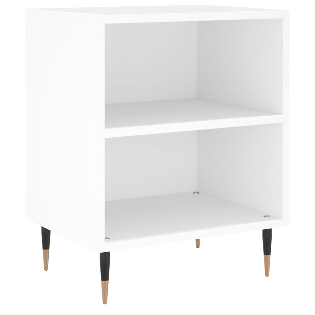 Tables de chevet 2 pcs blanc 40x30x50 cm bois d'ingénierie - XIOS