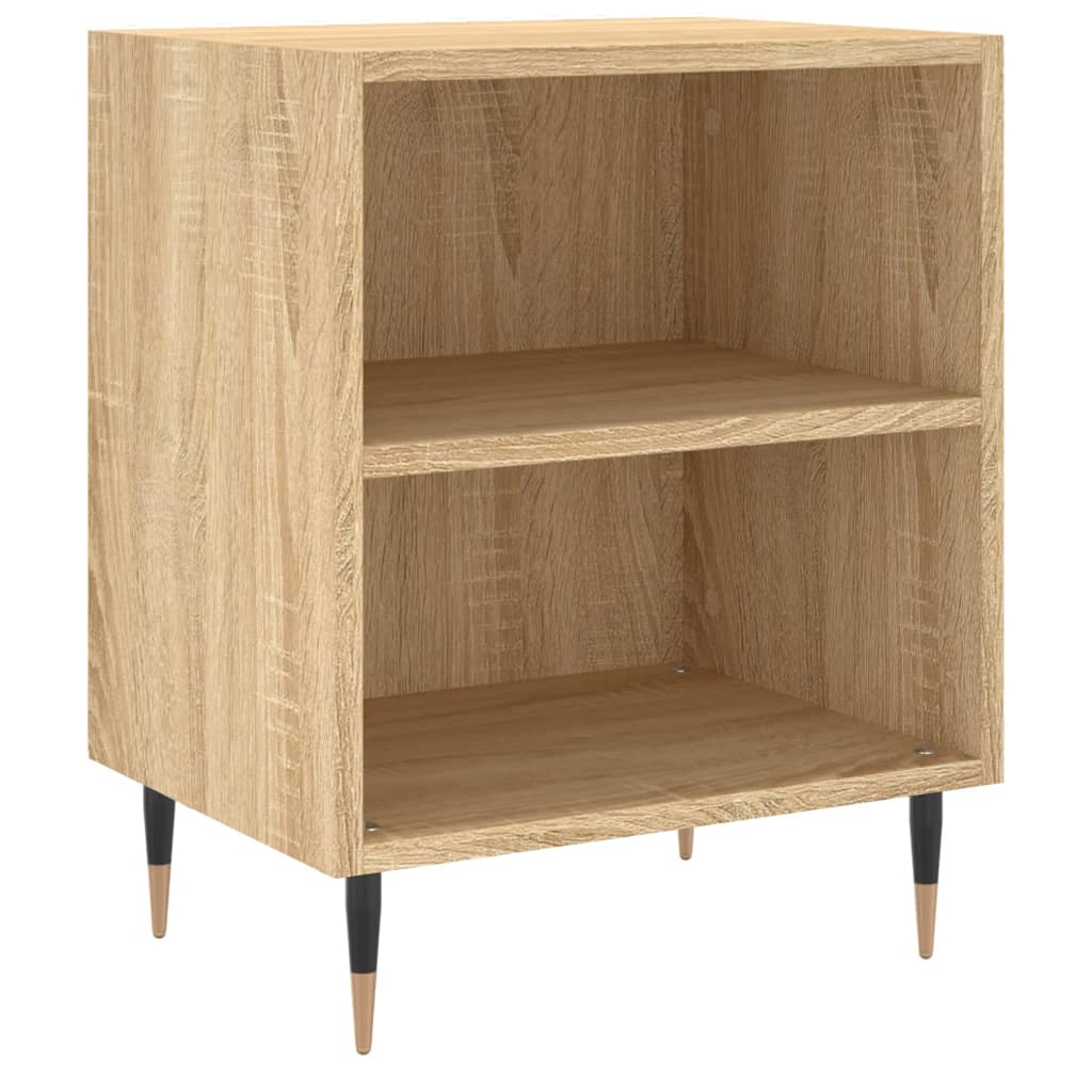 Tables de chevet 2pcs chêne sonoma 40x30x50cm bois d'ingénierie - XIOS