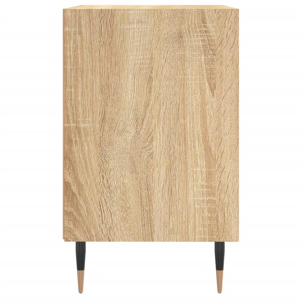 Tables de chevet 2pcs chêne sonoma 40x30x50cm bois d'ingénierie - XIOS