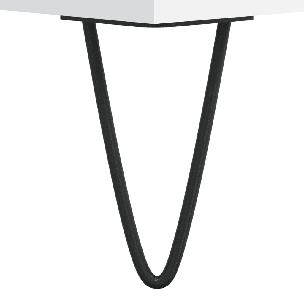 Tables de chevet 2 pcs blanc 40x30x50 cm bois d'ingénierie - XIOS